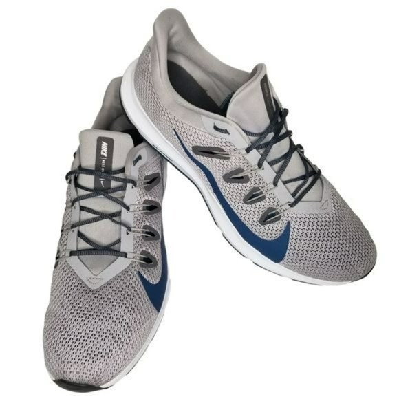 Nike Other - Nike Quest Gray Blue Running Shoes Men's Size 14